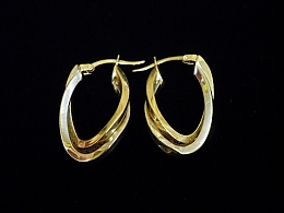 Златни обеци, 2.37гр. ,Айтос