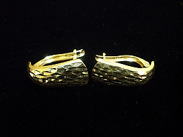 Златни обеци, 2.28гр. ,Айтос