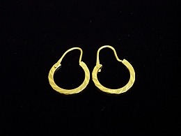 Златни обеци, 0.99гр. ,Сливен