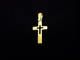 Златен кръст, 0.95гр. ,Ямбол