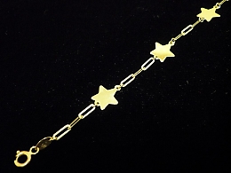 Златна синджирна гривна, 1.78гр. ,Айтос