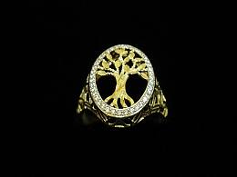 Златен дамски пръстен, 3.09гр. ,Сливен