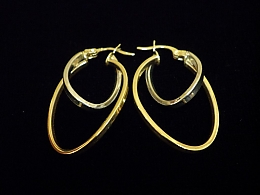 Златни обеци, 2.69гр. ,Айтос