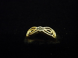 Златен дамски пръстен, 1.5гр. ,Ямбол