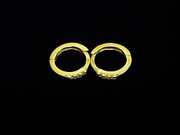 Златни обеци, 1.53гр. ,Бургас