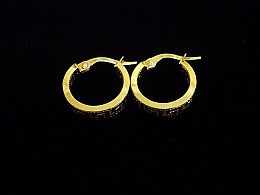 Златни обеци, 1.45гр. ,Бургас