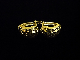 Златни обеци, 1.79гр. ,Бургас