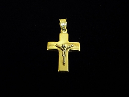 Златен кръст, 0.94гр. ,Бургас