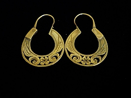 Златни обеци, 2.94гр. ,Бургас