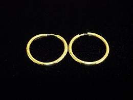 Златни обеци, 1.32гр. ,Бургас