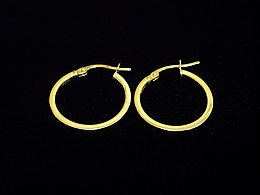 Златни обеци, 0.93гр. ,Бургас