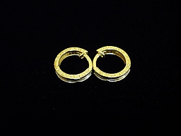 Златни обеци, 1.86гр. ,Бургас