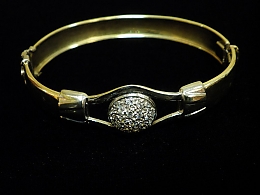 Златна твърда гривна, 17.71гр. ,Бургас