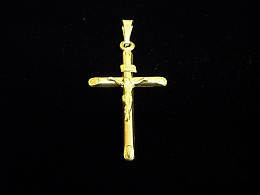 Златен кръст, 1.19гр. ,Бургас