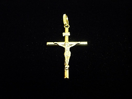 Златен кръст, 0.93гр. ,Бургас