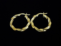 Златни обеци, 1.89гр. ,Бургас