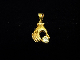 Златен медальон, 0.56гр. ,Бургас