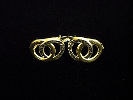 Златни обеци, 1.62гр. ,Бургас