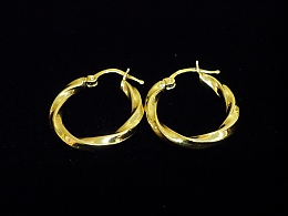 Златни обеци, 2.21гр. ,Бургас