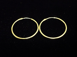 Златни обеци, 1.94гр. ,Бургас