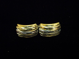 Златни обеци, 1.9гр. ,Бургас