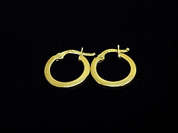 Златни обеци, 1.14гр. ,Бургас