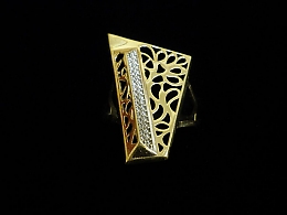 Златен дамски пръстен, 3.5гр. ,Бургас