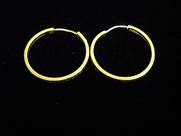 Златни обеци, 1.38гр. ,Бургас