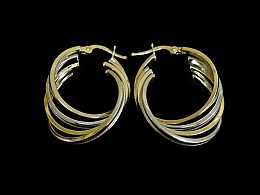 Златни обеци, 5.23гр. ,Бургас