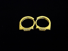 Златни обеци, 2.59гр. ,Бургас