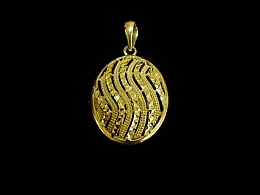 Златен медальон, 2.14гр. ,Бургас