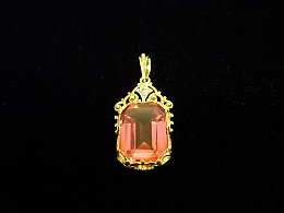 Златен медальон, 2.16гр. ,Бургас