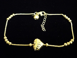 Златна синджирна гривна, 3.51гр. ,Бургас