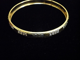 Златна твърда гривна, 8.22гр. ,Бургас