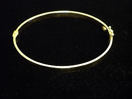 Златна твърда гривна, 6.27гр. ,Бургас