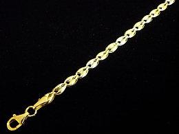 Златна синджирна гривна, 2.51гр. ,Бургас
