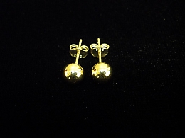 Златни обеци, 1.19гр. ,Бургас