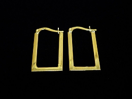 Златни обеци, 2.23гр. ,Бургас