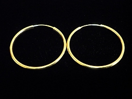 Златни обеци, 2.22гр. ,Бургас