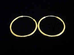 Златни обеци, 1.91гр. ,Несебър