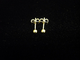 Златни обеци, 0.73гр. ,Бургас