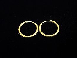 Златни обеци, 1.15гр. ,Поморие