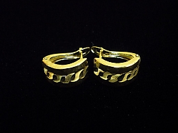 Златни обеци, 1.74гр. ,Бургас