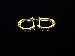 Златни обеци, 1.29гр. ,Бургас