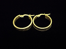 Златни обеци, 1.78гр. ,Бургас