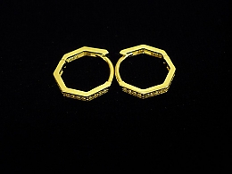 Златни обеци, 1.7гр. ,Бургас