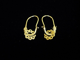 Златни обеци, 1.82гр. ,Бургас