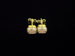 Златни обеци, 1.8гр. ,Бургас