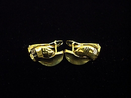 Златни обеци, 1.77гр. ,Бургас