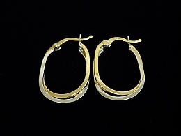 Златни обеци, 2.24гр. ,Бургас